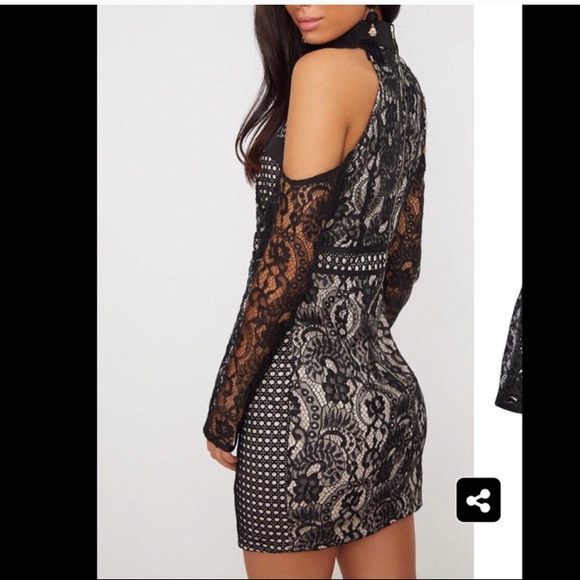 Black Lace Formal Dress - Picture 4 of 8